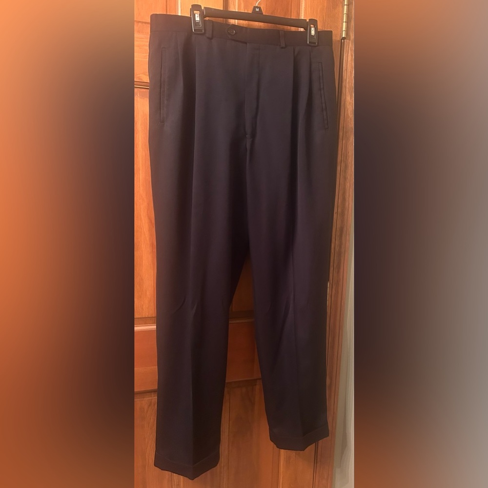 Elegant Navy Men's Dress Pants